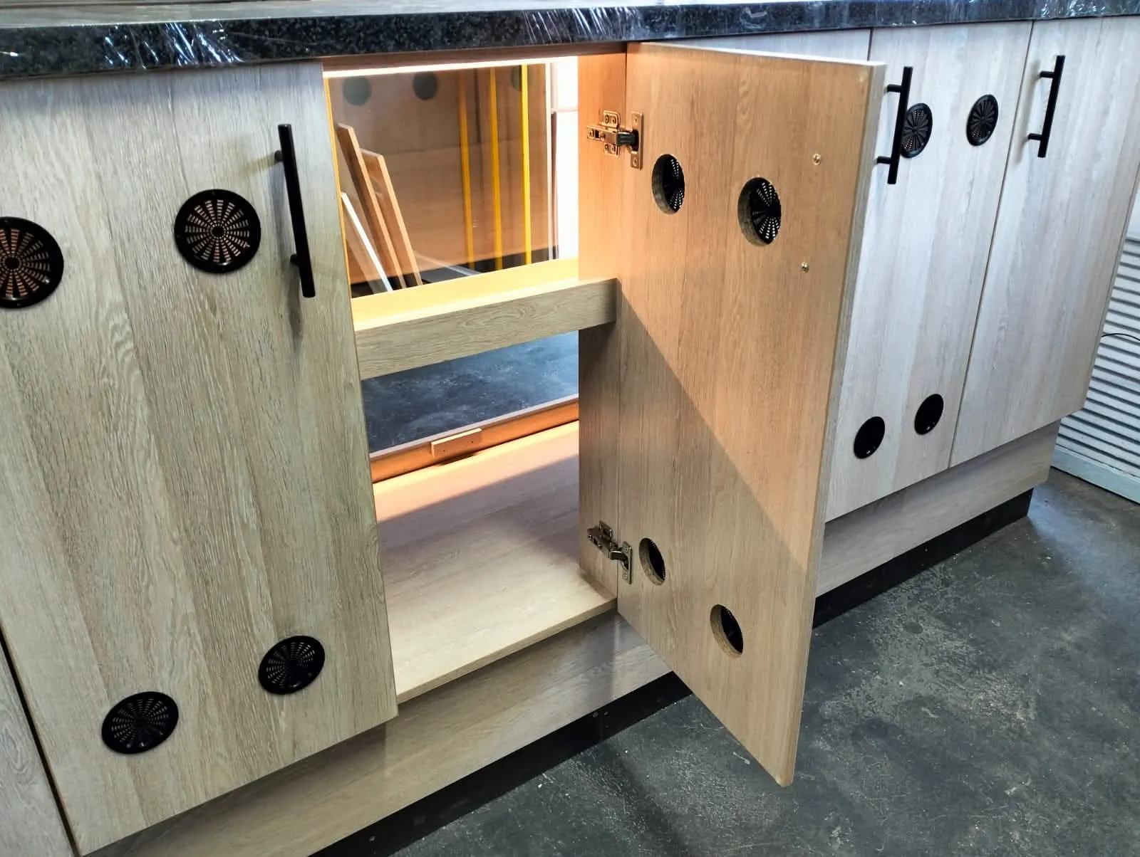 DJ Woodworx custom woodworking project